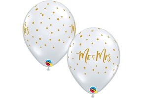 Q.11 Mr.&Mrs. Gold Dots - Diamond Clear