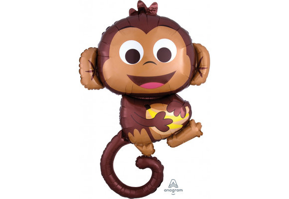 Monkey Happy - 63cm x 91cm - Anagram