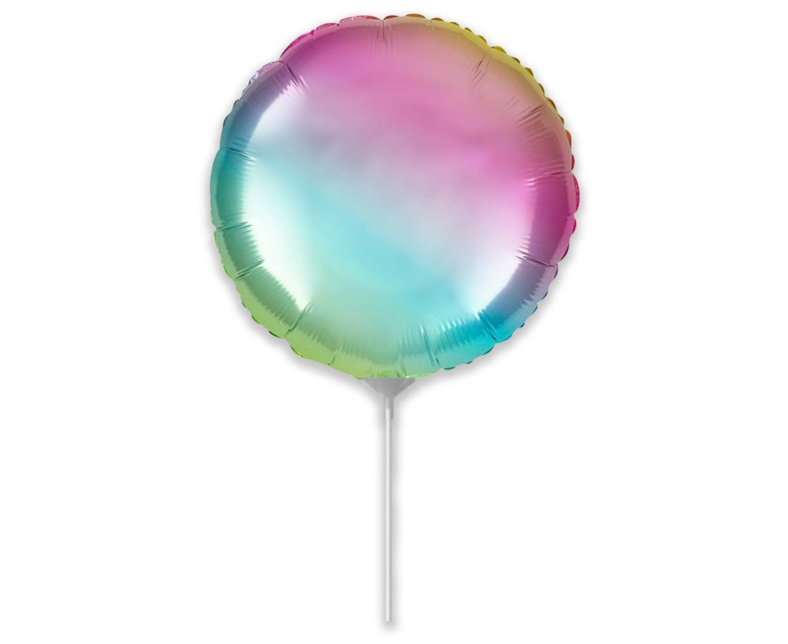 Round - Ombre Pastel - 9 inch - 5 stuks - Flex