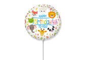 MICROFOIL - Happy Birthday - Animals - 14 inch - Flex