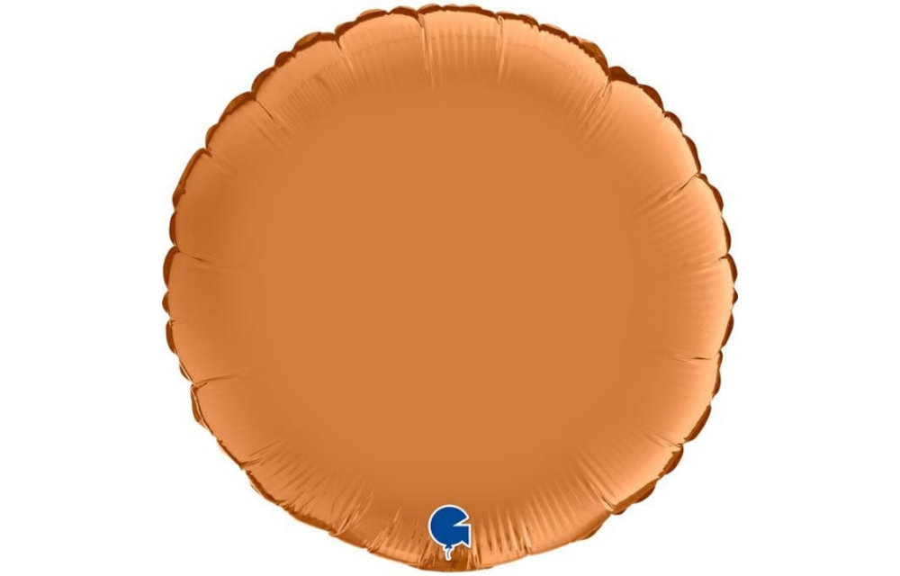 Round - Satin Caramel - 18 inch - Grabo