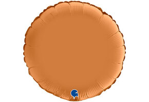 Round - Satin Caramel - 18 inch - Grabo