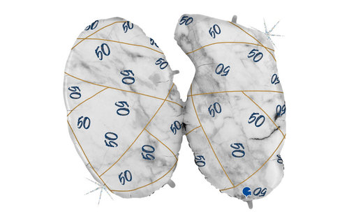 Marble Blue - Number 50 - 36 inch - Grabo