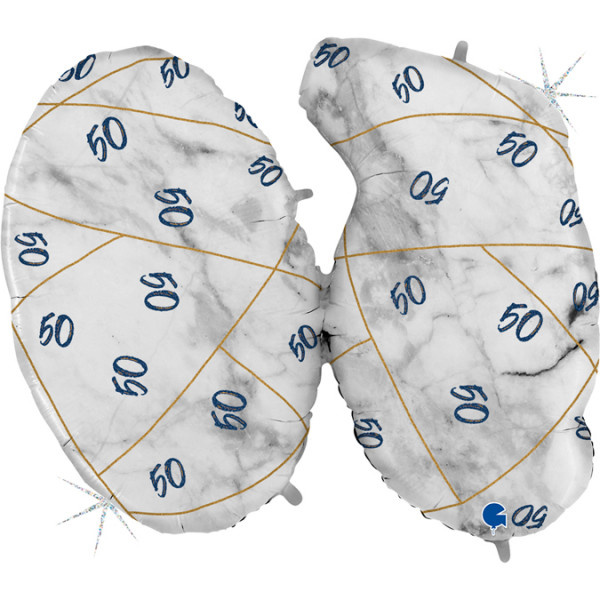 Marble Blue - Number 50 - 36 inch - Grabo