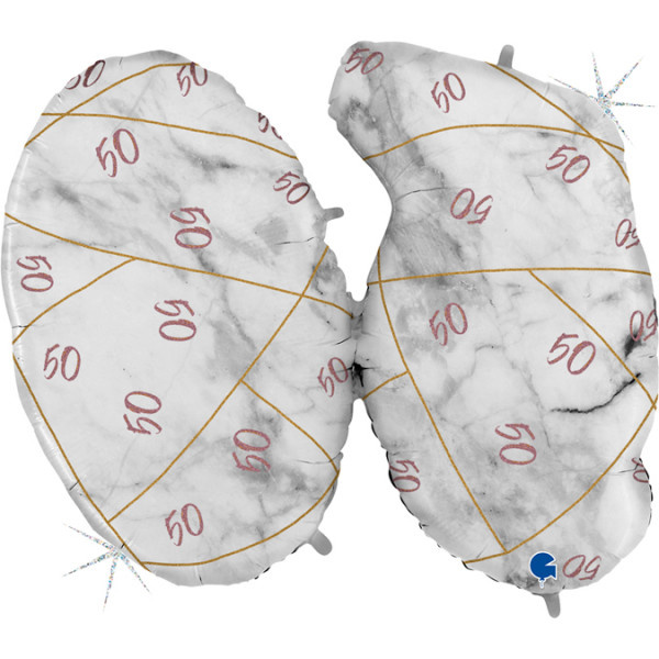 Marble Rose Gold - Number 50 - 36 inch - Grabo