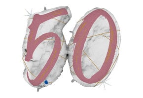 Marble Rose Gold - Number 50 - 36 inch - Grabo