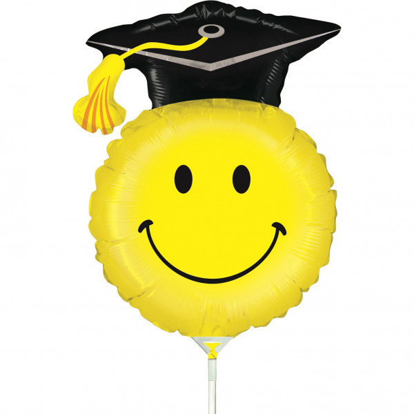 MICROFOIL - Smile Face Graduate - 14 inch - Betallic