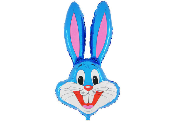 Konijn Hoofd Blue - GR36inch/91cm