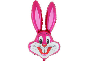 Konijn Hoofd Fuchsia - GR36inch/91cm