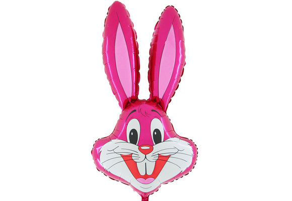 Konijn Hoofd Fuchsia - GR36inch/91cm