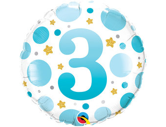 Blue Dots - Age 3 - Q18"/45cm