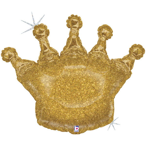 Crown - Glittering Gold - 30 inch - Betallic