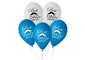 SALE > Latex - Best Dad Ever - 12inch/30cm - 5 pcs