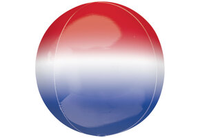 ORBZ - Ombre Red White & Blue - A38cm x 40cm