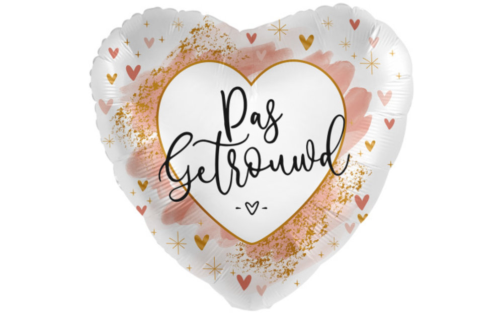 Pas Getrouwd - 18"/45cm - 2 pieces ***