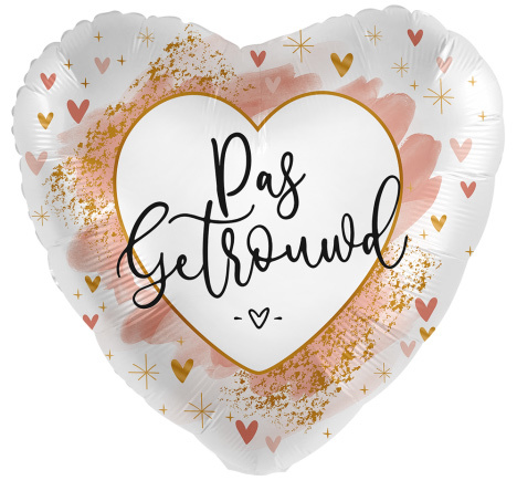Pas Getrouwd - 18"/45cm - 2 pieces ***