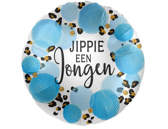 Jippie een Jongen - Jungle Blue - 18"/45cm - 2 stuks ***