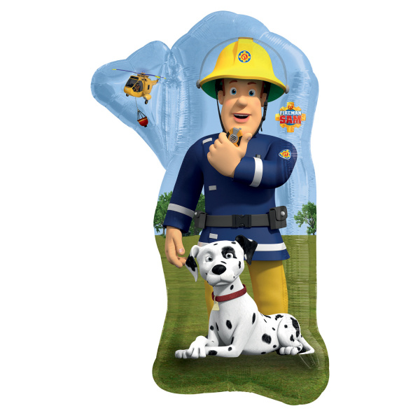 Fireman Sam  & Dog - A55cm x 83cm