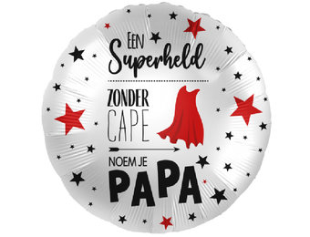 Papa - Superheld Zonder Cape - 18"/45cm - 2 stuks ***