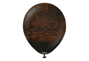 SALE > KALISAN.12" - Snake Print - Black/Brown Ink - 25 st