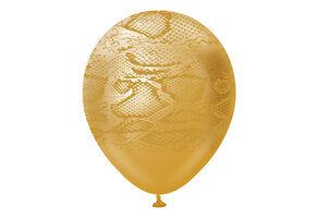 SALE > KALISAN.12" - Snake Print-Gold Mirror/Gold Ink - 25st