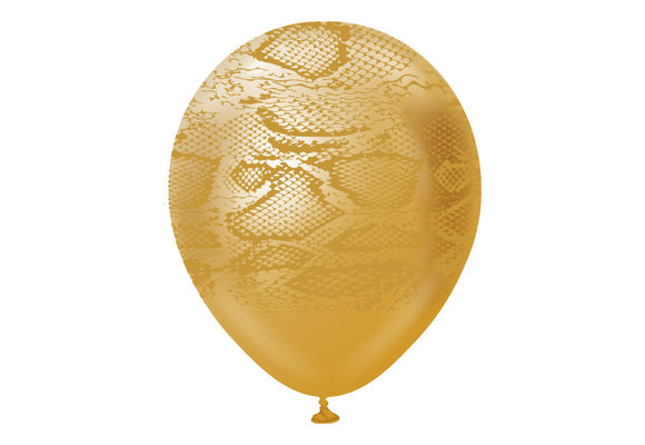SALE > KALISAN.12" - Snake Print-Gold Mirror/Gold Ink - 25st
