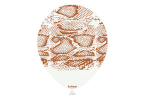 SALE > KALISAN.12" - Snake Print - White Sand - 25 stuks