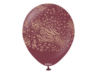 KALISAN.12" - Mutant Safari Print - Burgundy