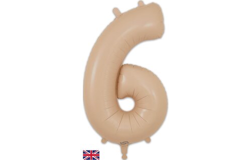 Cijfer Matte Nude - 6 - O34