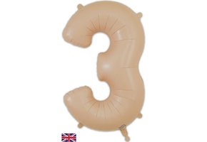Cijfer Matte Nude - 3 - O34