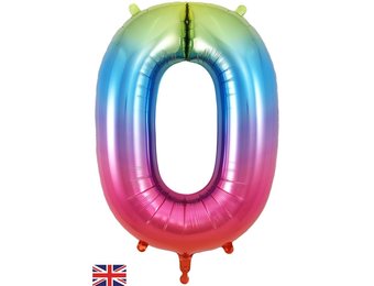 SALE > Cijfer Rainbow 0 - G40"/101cm