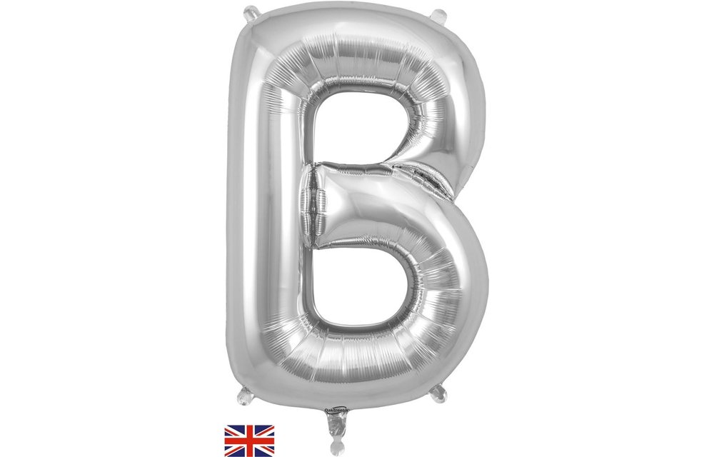 Letter Silver - B - Oaktree  34 inch