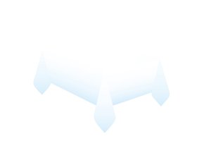 Table Cover Paper - Ombre - Blue - 120 x 180 cm