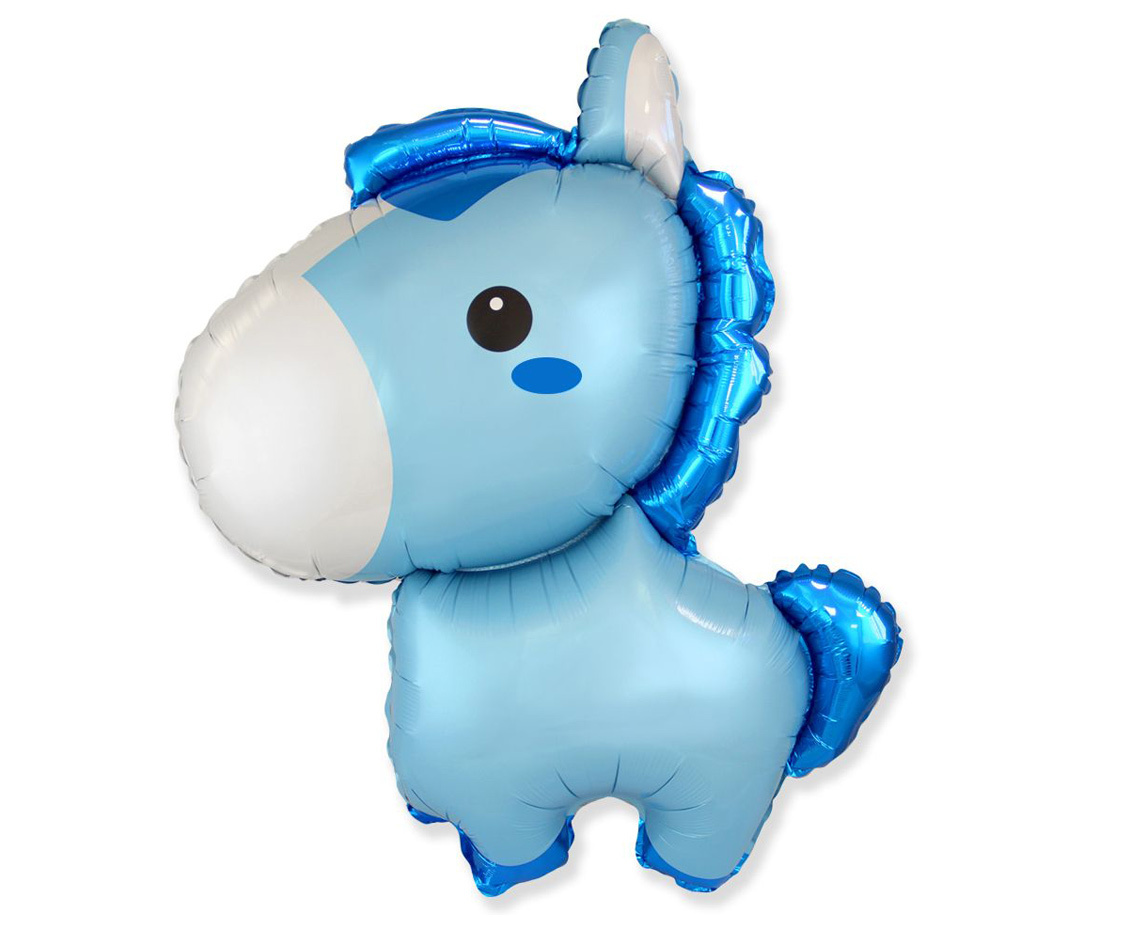 Baby Horse - Blue - FX24"/61cm