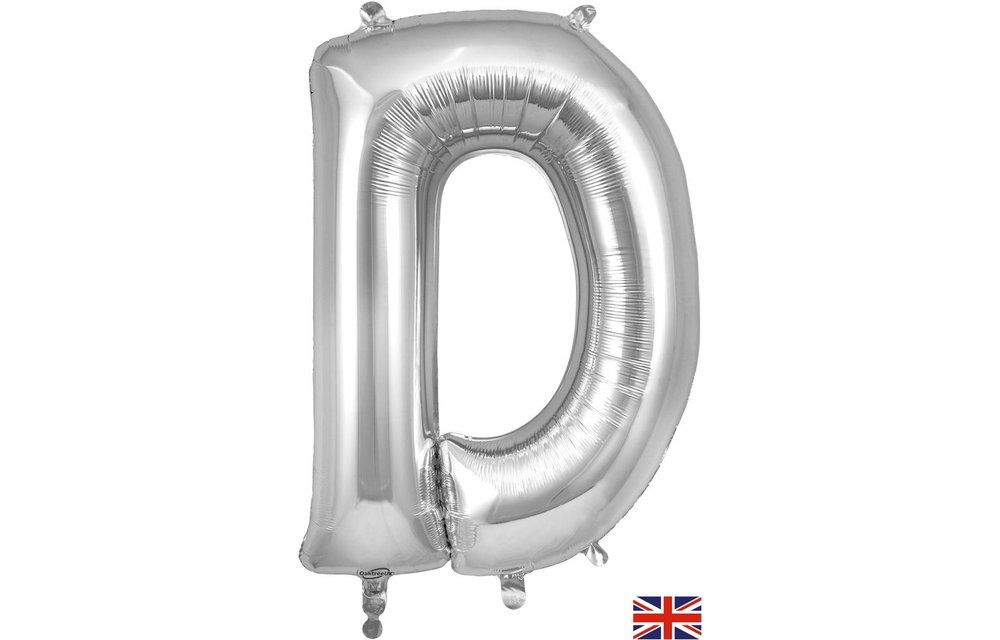 Letter Silver - D  - Oaktree  34 inch