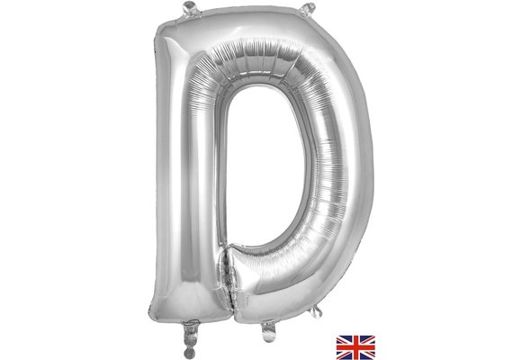 Letter Silver - D  - Oaktree  34 inch