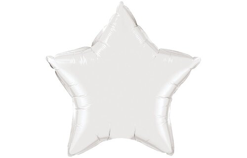 Star - White - 9inch - verpakt 5stks - zelfsluitend - Oaktree
