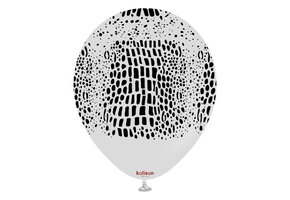 KALISAN.12" - Crocodile Safari Print - Smoke