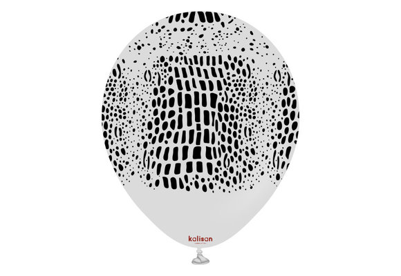 KALISAN.12" - Crocodile Safari Print - Smoke