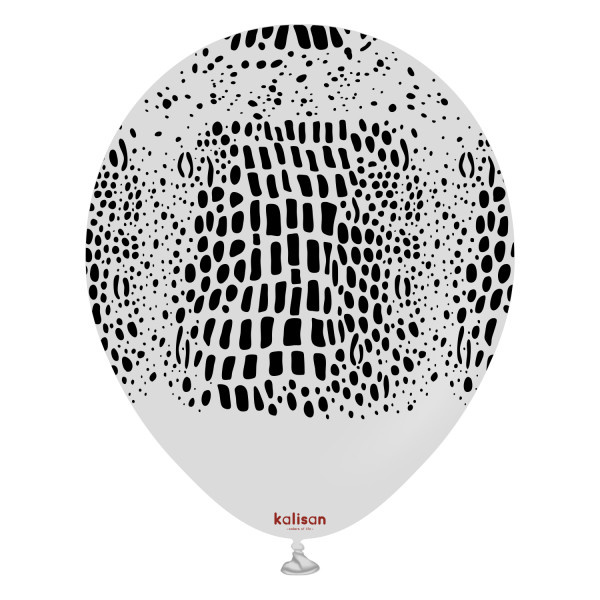 KALISAN.12" - Crocodile Safari Print - Smoke