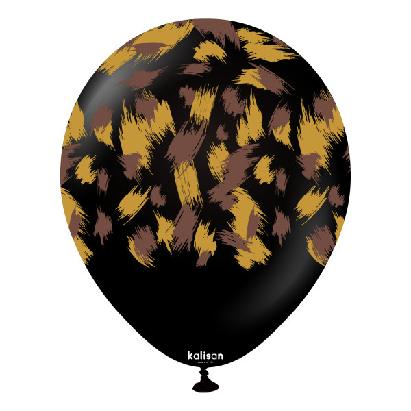KALISAN.12" - Savanna Safari Print - Black