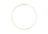 FRAME - Circle - 25cm - Metallic Wedding Hoop