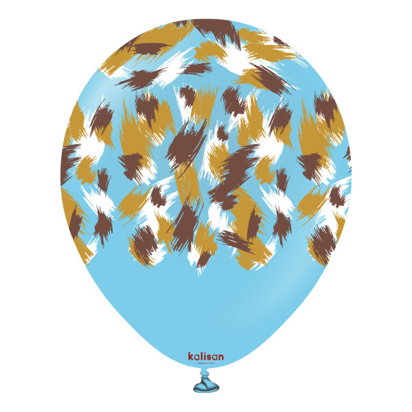 KALISAN.12" - Savanna Safari Print - Baby Blue