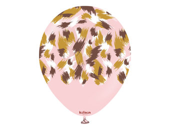 SALE > KALISAN.12" - Savanna Print - Pink Macaron - 25 stuks