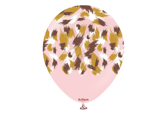 KALISAN.12" - Savanna Safari Print - Pink Macaron