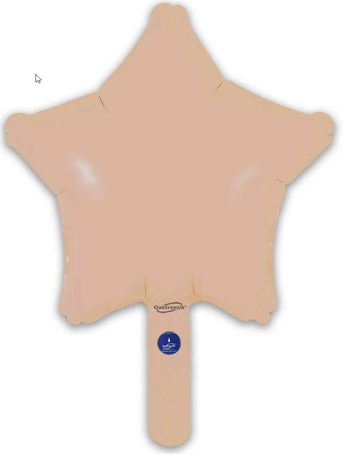 Star - Matte Nude - 9inch - package 5 count - with valve