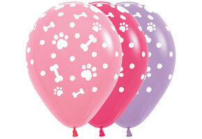 R12 - Paw Prints - Girl - Assortment - 25 Stuks