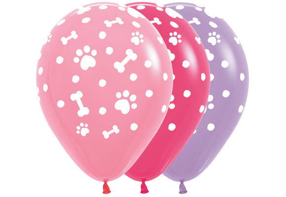 R12 - Paw Prints - Girl - Assortment - 25 Stuks