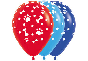 R12 - Paw Prints - Boy - Assortment - 25 pcs