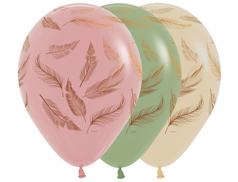 Sempertex 12 inch  - Feathers - Assortment - Copper Ink